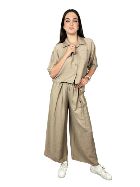 HOSH Dámský komplet Zoya Velikost: UNI, Barva: Hnědá