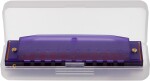 Hohner Translucent Harp C, purple, hardcase
