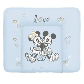 Ceba baby Přebalovací podložka měkká na komodu Disney Minnie & Mickey 85x72 cm - Blue