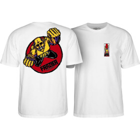 Tričko POWELL PERALTA Mike Frazier Yellow Man White velikost XL