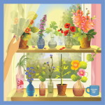 ViSSEVASSE Puzzle Plants and Me 500 dílků, multi barva, papír