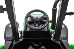 Mamido Dětský elektrický traktor s přívěsem BLT zelený