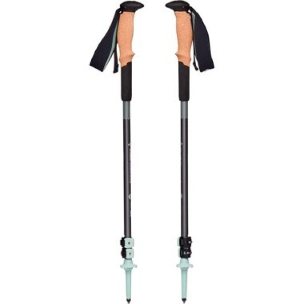 Black Diamond Pursuit Shock M/L šedo červená / Trekingové hole / 125 - 140 cm (BD1100689482M_L1)