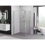 MEXEN/S - Exo sprchový kout skládací dveře 85 x 80, transparent, chrom 816-085-080-01-00