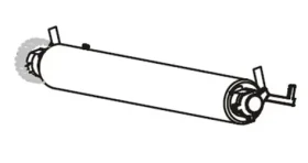 Zebra platen roller / Přítlačný válec tiskárny / pro GX420d / standardní provedení (105934-034)