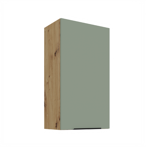 Horní skříňka Aria 50 G-90 1F Barva korpusu: Dub artisan, Barva dvířek: SA - Aquamarine AFM
