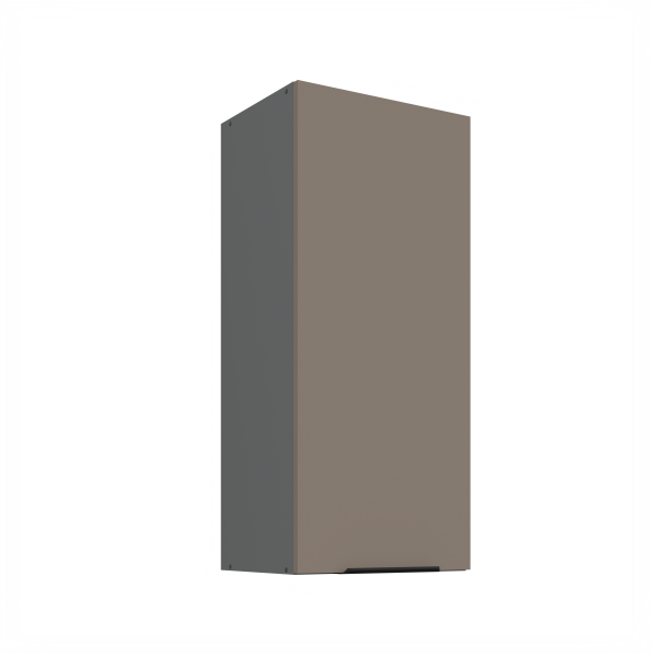 Horní skříňka Aria ANT 40 G-90 1F Barva korpusu: Antracit, Barva dvířek: TA - Sandgrau AFM