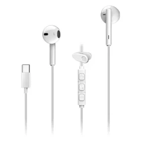 GENIUS sluchátka HS-M366 bílá / s mikrofonem / USB-C / kabel 1.2 m (31710033401)