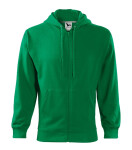 Trendy Zipper mikina pánská středně zelená M