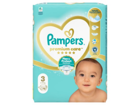 Pampers Premium Care, vel. 3, 78 ks