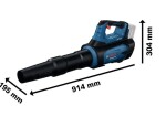 Aku fukar na listí Bosch GBL18V-800 06008D2200