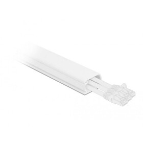 Delock Kabelová lišta PVC bílá (d x š) 1 m x 35 mm 1 ks 20722