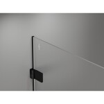 MEXEN/S - Lunar-B L sprchový kout dveře křídlové levá 95 x 80, transparent, černá 832L-095-080-70-00-L
