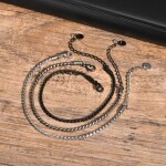 Pánský ocelový náramek Simon Vintage - chirurgická ocel, Vintage 18 cm + 5 cm (prodloužení)