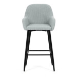 Barová židle, modrá, látka,AUB-V4009 BLUE6