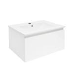 Koupelnová skříňka s umyvadlem SAT B-WAY 59x30x45 cm bílá lesk BWAY60WU4 BWAY60WU4