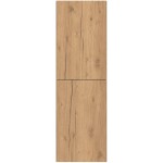 CERANO - Koupelnová vysoká skříňka s košem na prádlo Adele - TIP-ON otevírání - dub zlatý Craft - 45x120x33 CER-836371