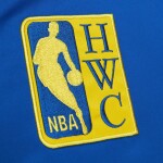 Mitchell & Ness Pánská bunda Golden State Warriors NBA Heavyweight Satin Velikost: 2XL