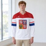 Dres české hokejové reprezentace NIKE IIHF World Championships replica bílý Velikost: