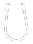 IDEAL STANDARD - ALU+ Sprchová hadice, 175 cm, rosé BE175RO