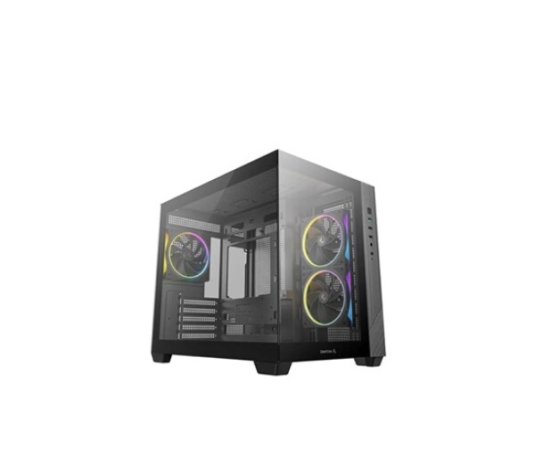DEEPCOOL Case CG330 3F, mATX, Průhledná bočnice, 3x120mm ARGB Fan, černá EDF_1808124