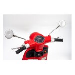 Mamido Dětský elektrický skútr Vespa ROMA červený
