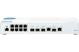 QNAP QSW-M408-2C 10GbE Switch bílá / 8x GbE / 2x 10GbE / 2x 10GbE SFP+ / QoS / bílá (QSW-M408-2C)