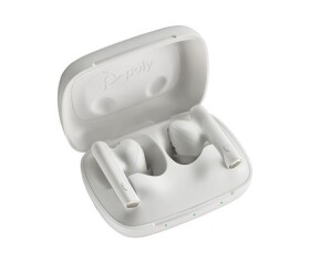 Poly Voyager Free 60 bluetooth headset, BT700 USB-C adaptér, nabíjecí pouzdro, bílá EDF_1457840