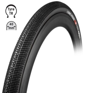 Plášť TUFO Gravel SPEEDERO HD 700 x 40C, bezdušový, černý