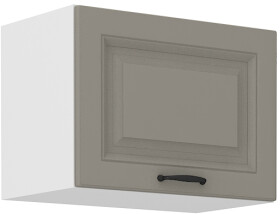 Horní skříňka nad digestoř Stilo 50 GU-36 1F Barva korpusu: Bílá, Barva dvířek: Clay Grey