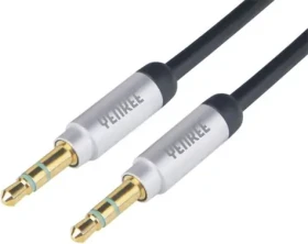 YENKEE YCA 202 Stereo audio AUX kabel s 3.5 mm konektorem jack / 2x 3.5 mm jack M-M / 2m (8590669171163)