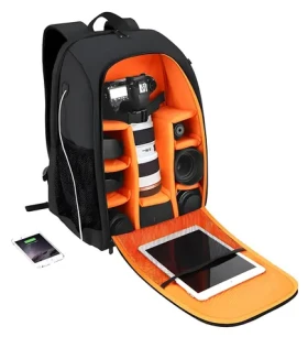 Puluz PU5011B černá / Fotobatoh / vodotěsný / 25 l / pro notebook 15,6" (PU5011B)