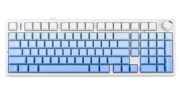 AULA F99 Pro modrá / Mechanická herní klávesnice / RGB / drátová i bezdrátová / USB-C (AUF99P-GB-NV3-E)