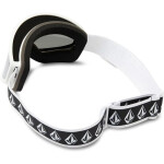 Snowboardové brýle Volcom FOOTPRINTS WHITE RERUN/SILVER CHROME silver mirrors (VG0622316) jedna velikost