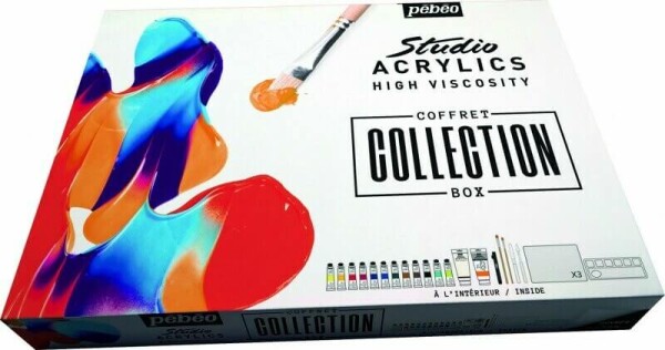 Pébéo Studio Acrylic sada Collection box 12 barev