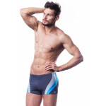 Pánské plavky 034 šedomodré S s