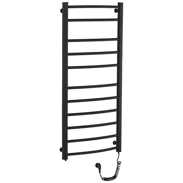 CERANO Elektrický sušák ručníků Luca - 187 W - černá matná - 1160x550 mm