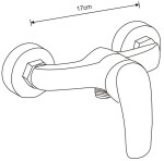 MEXEN/S - Sven sprchový sloup včetně sprchové baterie Fabia, chrom 746540262-00