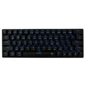 White Shark GK-3111 KAIKEN černá / bezdrátová herní mechanická klávesnice / US layout / červené spínače / USB / BT / LED (KAIKEN-US)