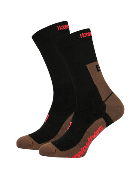 Horsefeathers CADENCE black/ermine pánské ponožky 11 13
