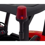 Mamido Dětský elektrický traktor BLAST s přívěsem 2x200W červený