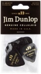 Dunlop Celluloid Black Extra Heavy
