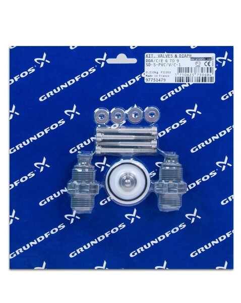 Aseko Náhradní sada pro membránové čerpadlo 230 V 5 l / h Grundfos