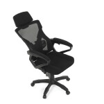 Kancelářské křeslo, výškově nastavitelná, černá látka, KA-R223 BK