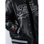 Fubu Varsity Leather Jacket M 6075111 pánské L