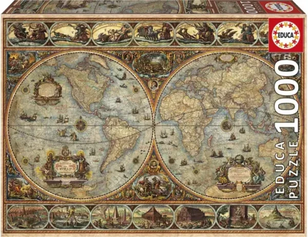 EDUCA Puzzle Historická mapa světa