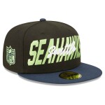 New Era Pánská kšiltovka Seattle Seahawks NFL 2022 Draft On-Stage 59FIFTY Fitted Velikost: 7 1/4