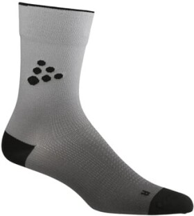 Běžecké ponožky CRAFT PRO Hypervent Print - šedá Velikost textilu: 34-36