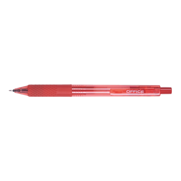 Office Products gelový roller, 0,25 mm, červený - 12ks