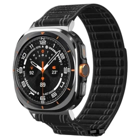 Spigen Fabric Band (hook-and-loop) pro Samsung Galaxy Watch Ultra 47mm černá (AMP10146)
